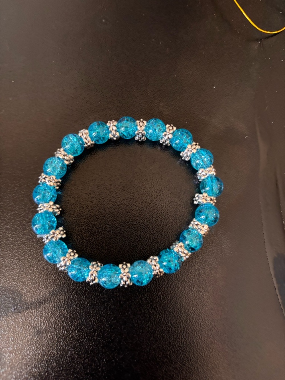 Aqua Frost Bracelet Set 9” - Picture 4 of 5